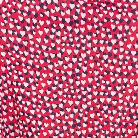 Crewcuts Heart Print Fit and Flare Dress Belted - Picture 2 of 5